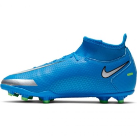 Buty piłkarskie Nike Phantom Gt Club Df FG/MG Jr CW6727-400 wielokolorowe niebieskie 2