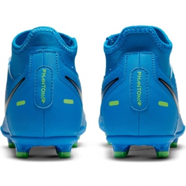 Buty piłkarskie Nike Phantom Gt Club Df FG/MG Jr CW6727-400 wielokolorowe niebieskie 4