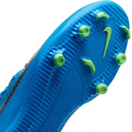 Buty piłkarskie Nike Phantom Gt Club Df FG/MG Jr CW6727-400 wielokolorowe niebieskie 8