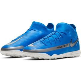 Buty piłkarskie Nike Phantom Gt Club Df Tf Jr CW6729-400 wielokolorowe niebieskie 3