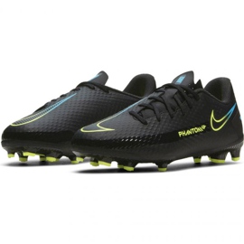 Buty piłkarskie Nike Phantom Gt Academy FG/MG Jr CK8476-090 czarne czarne 3