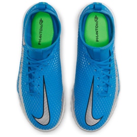 Buty piłkarskie Nike Phantom Gt Academy Df Tf Jr CW6695 400 niebieskie niebieskie 2