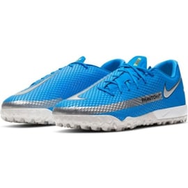 Buty piłkarskie Nike Phantom Gt Academy Tf M CK8470 400 niebieskie niebieskie 3