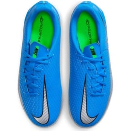 Buty piłkarskie Nike Phantom Gt Academy FG/MG Jr CK8476 400 niebieskie niebieskie 1