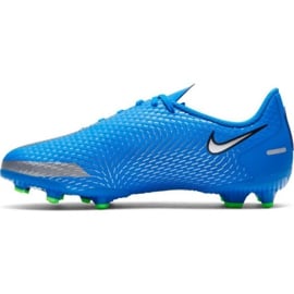 Buty piłkarskie Nike Phantom Gt Academy FG/MG Jr CK8476 400 niebieskie niebieskie 2