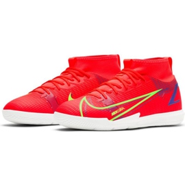 Buty piłkarskie Nike Mercurial Superfly 8 Academy Ic Jr CV0784 600 czerwone pomarańcze i czerwienie 1