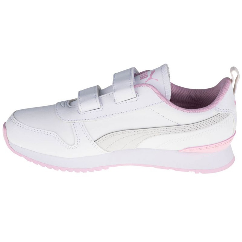 Buty Puma R78 Sl V Ps Jr 374429-04 białe różowe 1