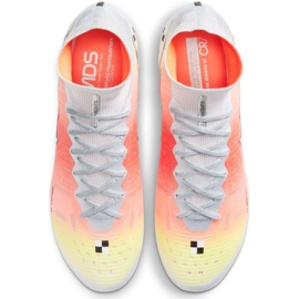 Buty piłkarskie Nike Mercurial Superfly 8 Elite Mds Fg M CV0959 108 czerwony, biały, pomarańczowy pomarańcze i czerwienie 2