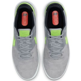 Buty piłkarskie Nike Premier 2 Sala Ic M AV3153 012 odcienie szarości szare zielone 3