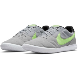 Buty piłkarskie Nike Premier 2 Sala Ic M AV3153 012 odcienie szarości szare zielone 4