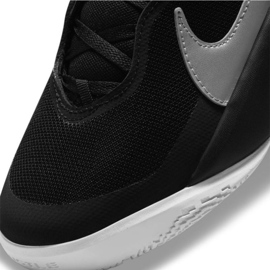 Buty do koszykówki Nike Team Hustle D 10 Big Basketball Shoe Jr CW6735 004 czarne czarne 2