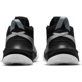 Buty do koszykówki Nike Team Hustle D 10 Big Basketball Shoe Jr CW6735 004 czarne czarne 3