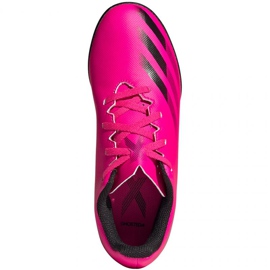 Buty piłkarskie adidas X Ghosted.4 Tf Jr FW6919 wielokolorowe róże i fiolety 2