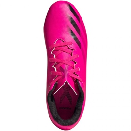 Buty piłkarskie adidas X Ghosted.4 FxG M FW6950 wielokolorowe różowe 2