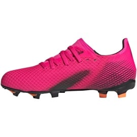 Buty piłkarskie adidas X Ghosted.3 Fg Jr FW6935 wielokolorowe różowe 1