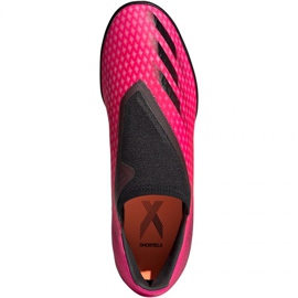 Buty piłkarskie adidas X Ghosted.3 Ll Tf M FW6972 wielokolorowe różowe 3