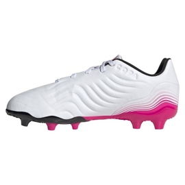 Buty piłkarskie adidas Copa Sense.3 Fg Jr FX1986 granatowy, biały, różowy białe 1