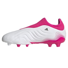 Buty piłkarskie adidas Copa Sense.3 Fg Ll Jr FX1983 granatowy, biały, różowy białe 1