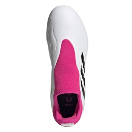 Buty piłkarskie adidas Copa Sense.3 Fg Ll Jr FX1983 granatowy, biały, różowy białe 2