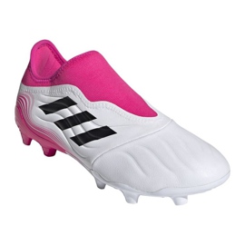 Buty piłkarskie adidas Copa Sense.3 Ll Fg M FW7268 granatowy, biały, różowy białe 3