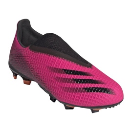 Buty piłkarskie adidas X Ghosted.3 Ll Fg Jr FY7281 różowe różowe 3