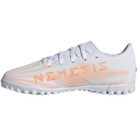 Buty piłkarskie adidas Nemeziz.4 Tf Jr FW7359 wielokolorowe białe 1