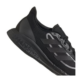 Buty do biegania adidas Supernova+ M FX6649 czarne szare 3
