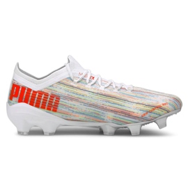 Buty piłkarskie Puma Ultra 1.2 Fg / Ag M 106299-04 wielokolorowe białe 4