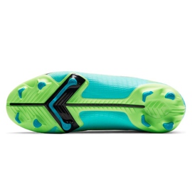 Buty piłkarskie Nike Vapor 14 Academy Mg Jr CV0811-403 zielone niebiesko-zielony 4