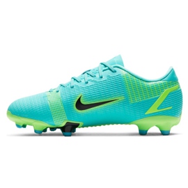 Buty piłkarskie Nike Vapor 14 Academy Mg Jr CV0811-403 zielone niebiesko-zielony 5