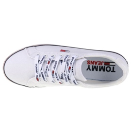 Buty Tommy Hilfiger Jeans Mono Sneaker W EN0EN00786-YBS białe 2