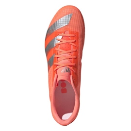 Buty kolce do biegania adidas Adizero Md Spikes M EE4605 różowe 2