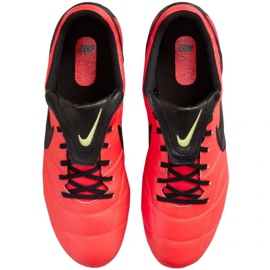 Buty piłkarskie Nike The Premier Ii Fg M 917803 607 czerwone pomarańcze i czerwienie 1