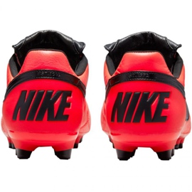 Buty piłkarskie Nike The Premier Ii Fg M 917803 607 czerwone pomarańcze i czerwienie 3