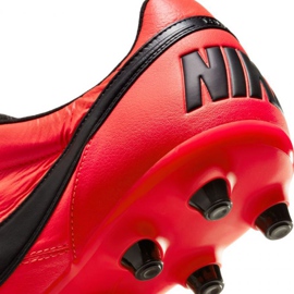 Buty piłkarskie Nike The Premier Ii Fg M 917803 607 czerwone pomarańcze i czerwienie 6
