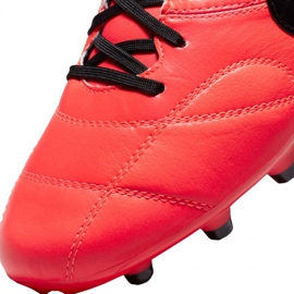 Buty piłkarskie Nike The Premier Ii Fg M 917803 607 czerwone pomarańcze i czerwienie 8