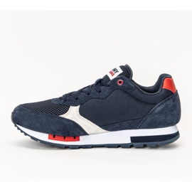Buty Tommy Hilfiger Jeans Retro Runner Mix M EM0EM00699-C87 białe granatowe 1