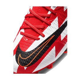 Buty piłkarskie Nike Superfly 8 Academy CR7 Mg Jr DB2672-600 szary/srebrny, biały, czerwony białe 5