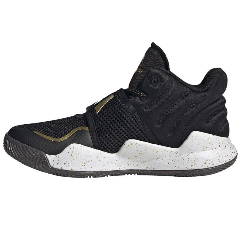 Buty adidas Deep Threat Primeblue C Jr GZ0111 białe czarne 1