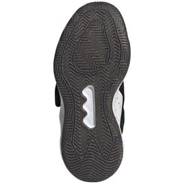 Buty adidas Deep Threat Primeblue C Jr GZ0111 białe czarne 4