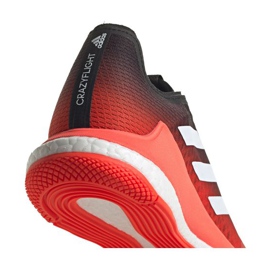 Buty adidas Crazyflight M FZ4674 wielokolorowe pomarańcze i czerwienie 2