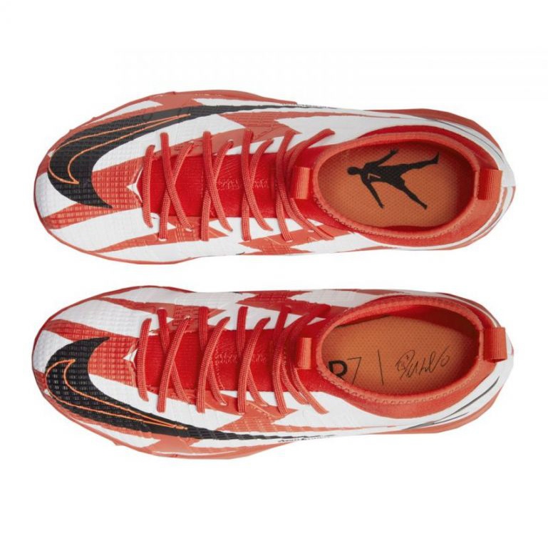 Buty piłkarskie Nike Mercurial Superfly 8 Academy CR7 Tf Jr DB2679 600 wielokolorowe pomarańcze i czerwienie 1