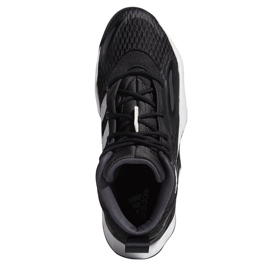 Buty do koszykówki adidas Exhibit A Mid M H67747 czarne czarne 2