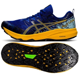 Buty do biegania Asics Fuji Lite 2 M 1011B209 400 niebieskie 1