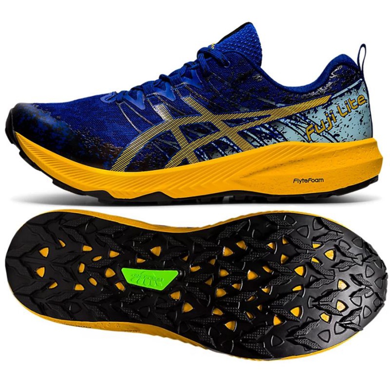Buty do biegania Asics Fuji Lite 2 M 1011B209 400 niebieskie 1