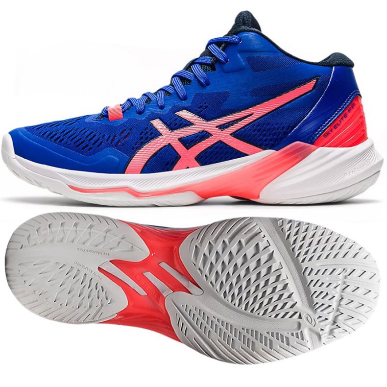 Buty siatkarskie Asics Sky Elite Ff Mt 2 W 1052A054 400 niebieskie niebieskie 1