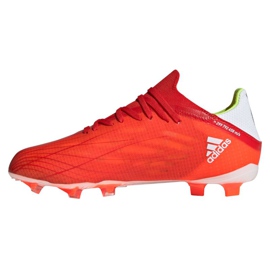Buty piłkarskie adidas X Speedflow.1 Fg Jr FY3284 czerwone pomarańcze i czerwienie 1
