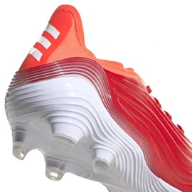 Buty piłkarskie adidas Copa Sense.1 Fg M FY6209 pomarańcze i czerwienie czerwone 4