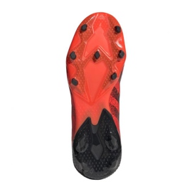 Buty piłkarskie adidas Predator Freak.3 Fg Jr FY6282 czerwone pomarańcze i czerwienie 3