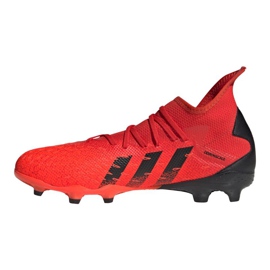 Buty piłkarskie adidas Predator Freak.3 Fg M FY6279 czerwone pomarańcze i czerwienie 1